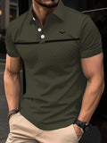 Polo Slim Fit Estampado con Solapa para Hombre