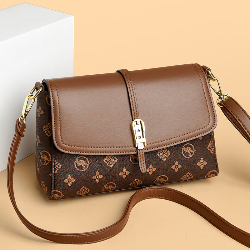 Bolsa de Hombro Estampada Gran Capacidad para Mujer