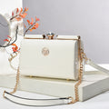 Bolsa de Hombro Acolchada con Diamantes para Mujer