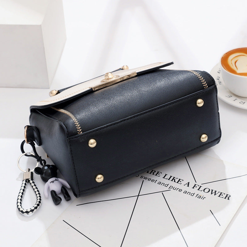 Bolsa Crossbody con Bordado de Encaje para Mujer