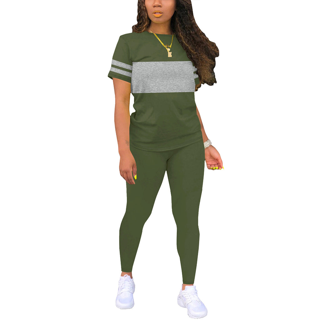 Conjunto de Dos Piezas Top y Pantalón para Mujer