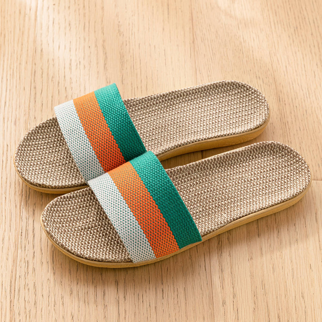 Pantuflas de Lino Antiolores para Casa