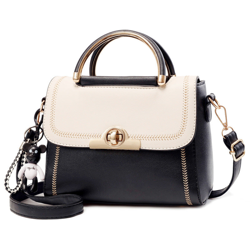 Bolsa Crossbody con Bordado de Encaje para Mujer