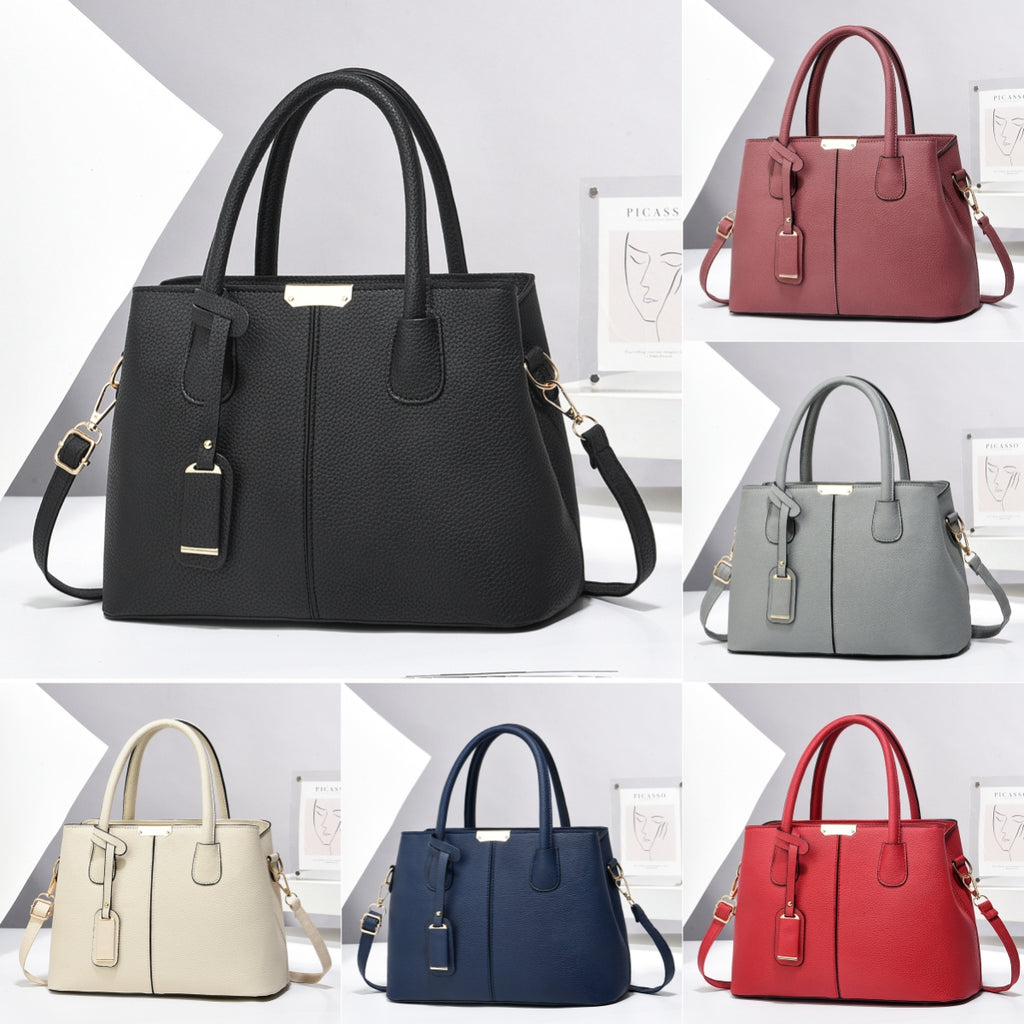 Tote Bag de Cuero PU Gran Capacidad para Mujer