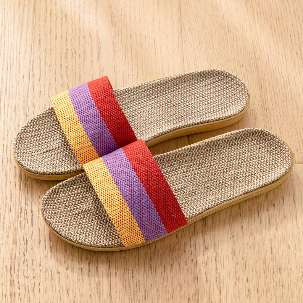 Pantuflas de Lino Antiolores para Casa