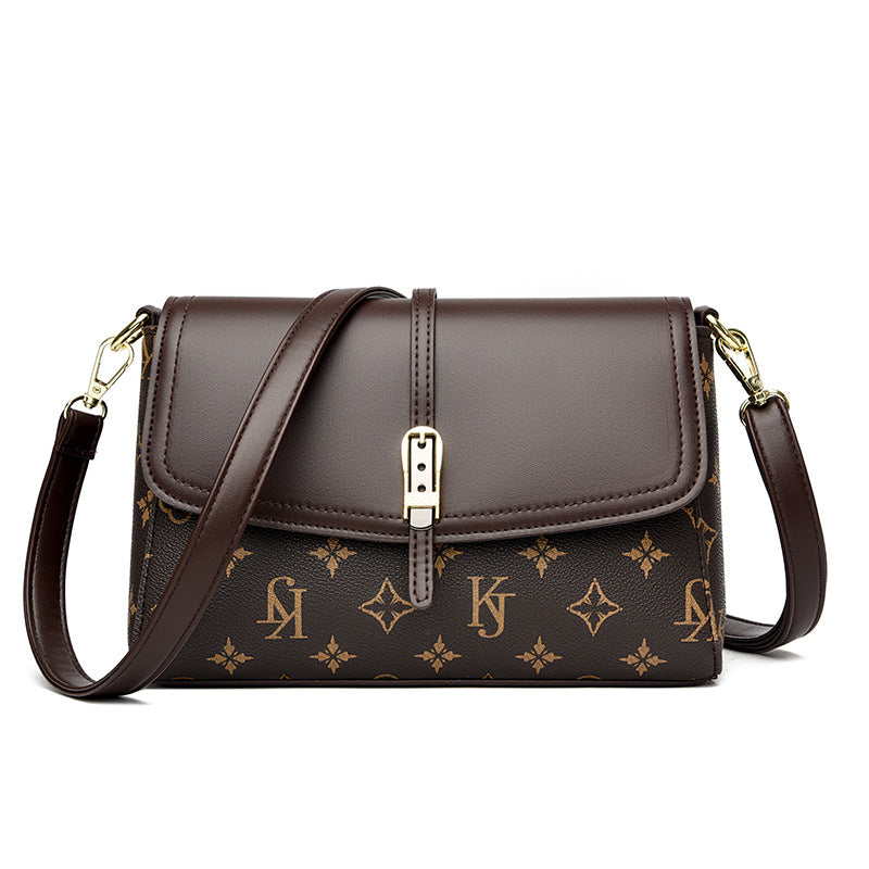 Bolsa de Hombro Estampada Gran Capacidad para Mujer